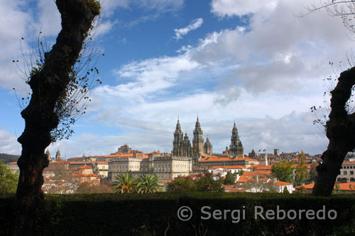 Vista de Santiago de Compostela.