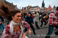 Flashmob at the Mark during the Autoloze Zondag festival.