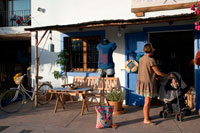 Formentera. Hippy shops, Pilar de la Mola, Formentera, Balearic Islands, Spain, Europe