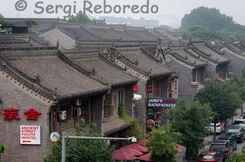 Area near the wall of Xian, where focus range of accommodation for backpackers as Janus's Backpackers and Ancient Street Youth Hostel.