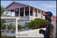 Typical house loyalist - Hope Town - Elbow Cay - Abacos. Bahamas