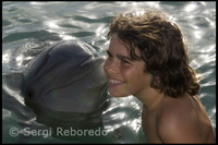 UNEX. Program "Meet the Dolphin" - Sanctuary Bay - Grand Bahama. Tourists