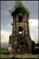 Cagsawa Church ruins caused by lava. Bicol. Southeastern Luzon.