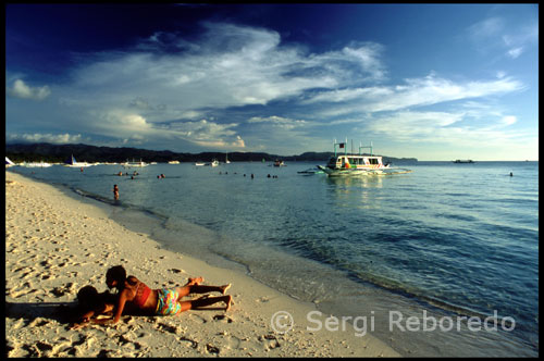 Boracay is a beautiful small island surrounded by coral reefs and located one km north-west of Panay island in Visayas of the Philippines. It is the most popular beach in the country as the most visited tourist spot in the Philippines. Before the middle of 1980s, it was a famous hidden resort but known to limited numbers of sea lovers. Now many tourists visit there from all over the world, America, Europe, korea, Taiwan and so on. The climate from March to June are the summer months in Boracay, with temperatures ranging from 28 to 38 degrees Celsius. November to February bring enjoyable winds, cooler temperatures, and occasional rain showers. July to October are the rainy months. High season is from November to the end of May and low season from June to October. Acommodation fee depends on the seasons and facilities of hotels. Boracay is windy in whole seasons and especially in the low season. There is no coral off White Beach, though plenty of dive boats will take you to good dive sites. Windsurfing months are Nov-April, best Dec-Feb. The best months are Jan-May, OK June- Sept [with some rain], but April and May are Philippine school holidays and the place gets noisy and crowded then. Don't consider Oct-Nov because it is windy, possibly grey and wet. Languages used other than Tagalog/Filipino and other local dialects, English is generally spoken in Boracay. Aklanon is mostly spoken in Aklan Province (island of Panay), wherein Boracay is part.