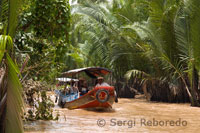 Recorrido en barco por las aldeas cercanas a My Tho. Canal de Bao Dinh. Delta del Mekong.